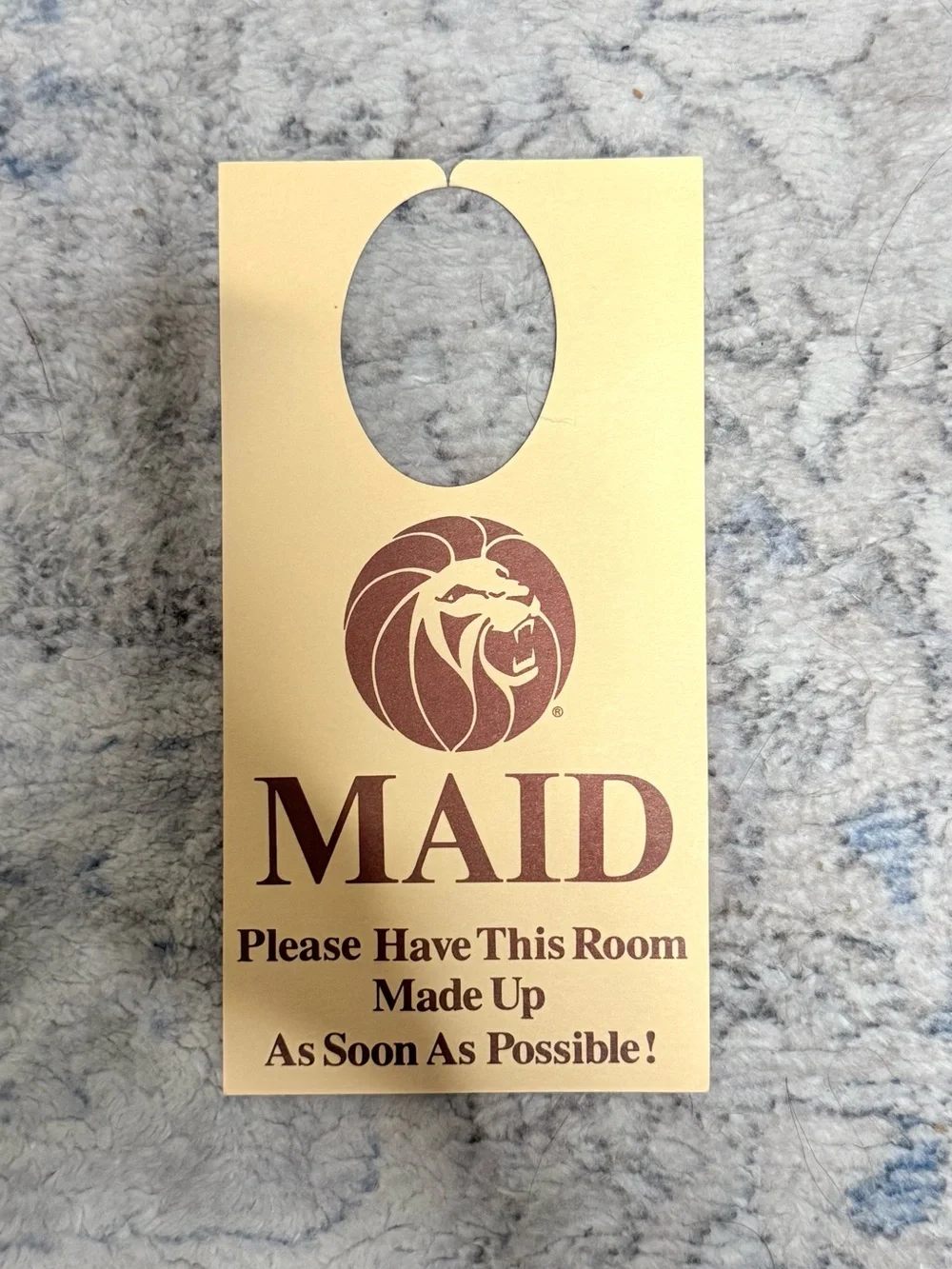 Vintage MGM Grand Hotel - Reno Cream Branded Notepad Set